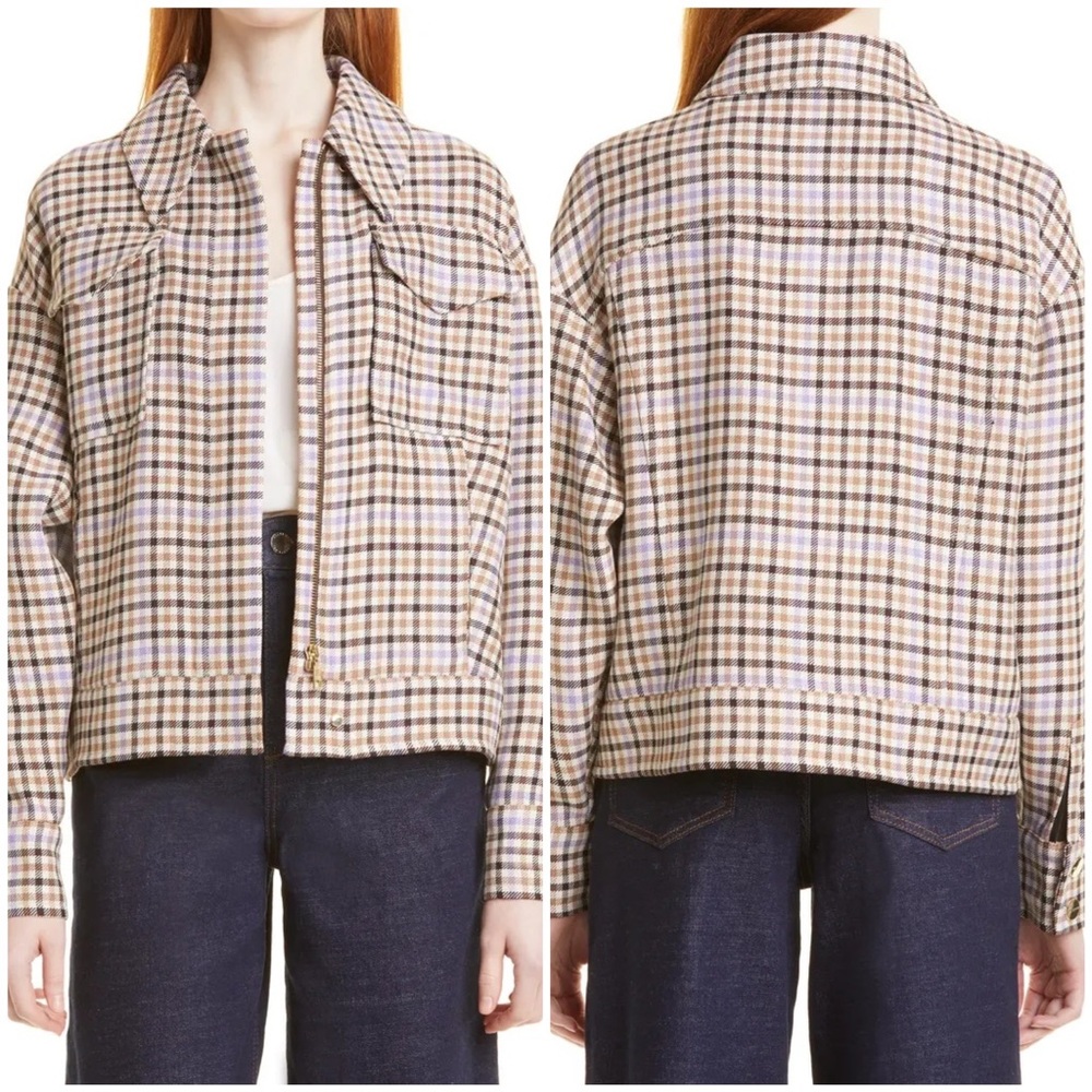 TED BAKER LONDON Luina Check Short Jacket